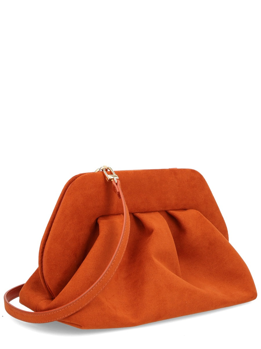 Themoirè Clutch Bags - Orange | Wanan Luxury