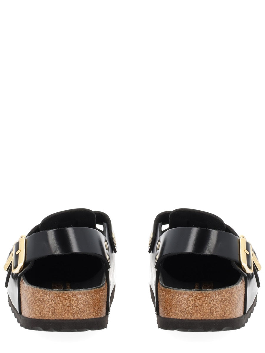 Birkenstock Flat Shoes - Black | Wanan Luxury