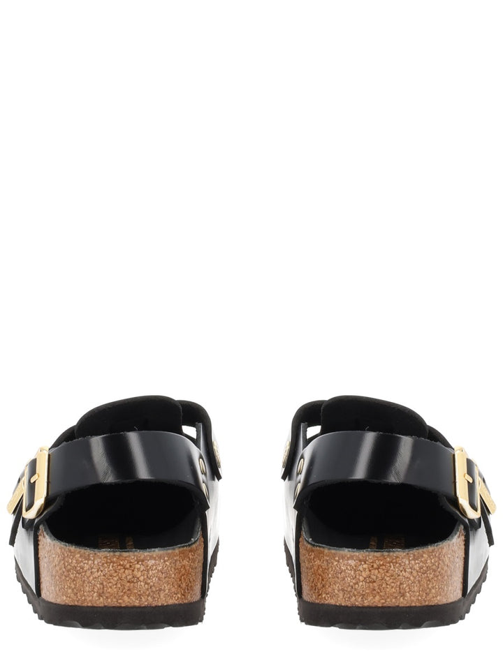 Birkenstock Flat Shoes - Black | Wanan Luxury