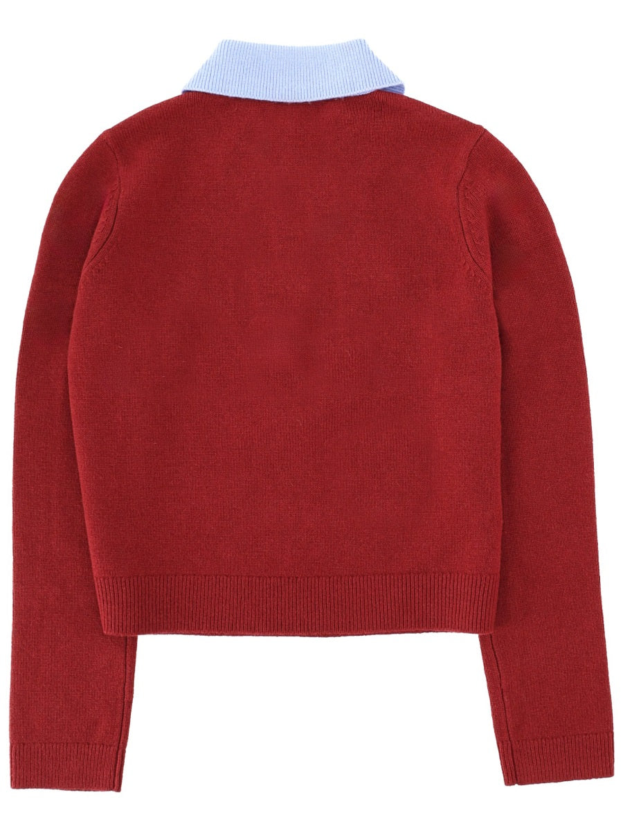 Self-Portrait Tops - Burgundy | Wanan Luxury