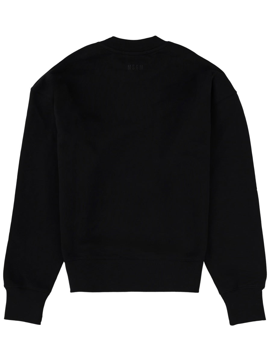 MSGM Sweatshirts - Black | Wanan Luxury