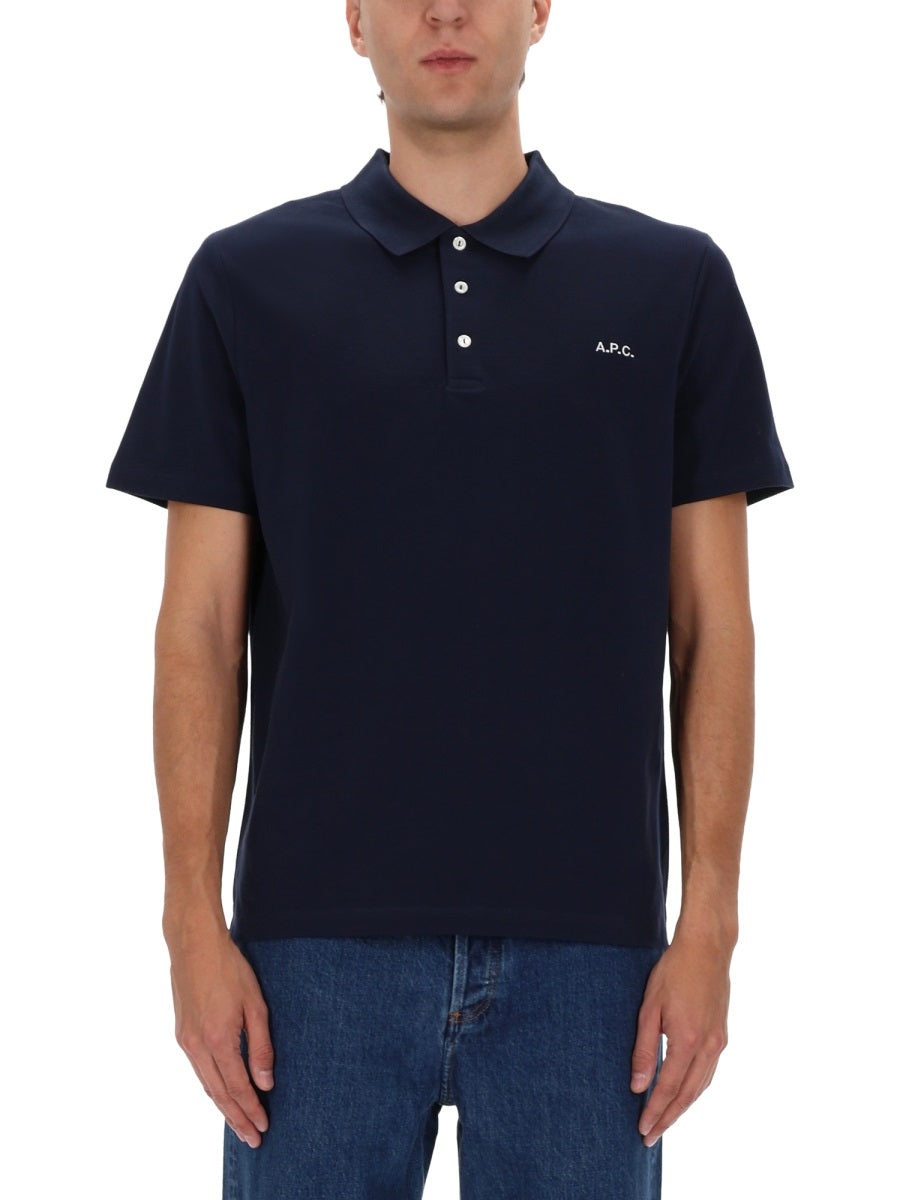 A.P.C. Polo - Blue | 5784bb756ee9a9726b3fa4c5615311acd61650af