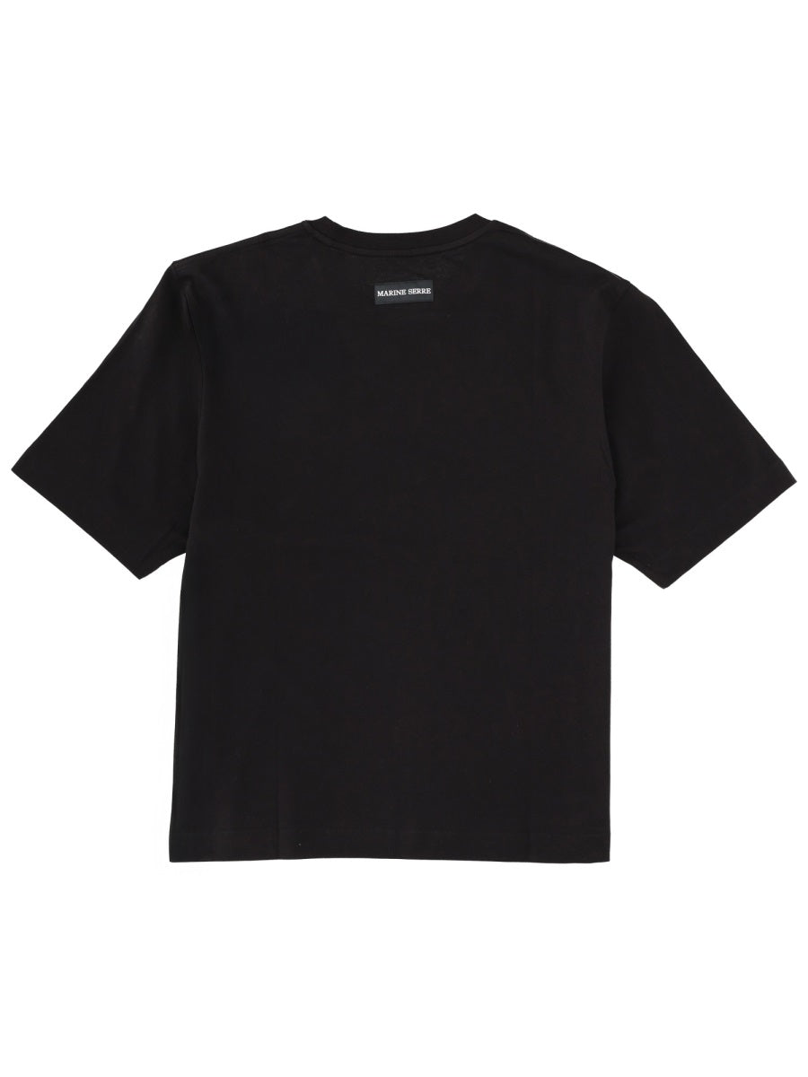 Marine Serre T shirts - Black | Wanan Luxury