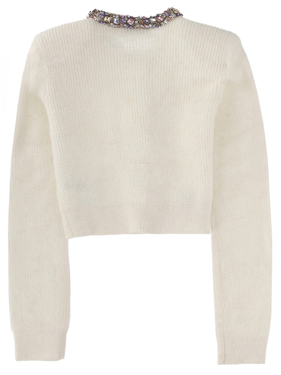 Self-Portrait Sweaters - White | Wanan Luxury