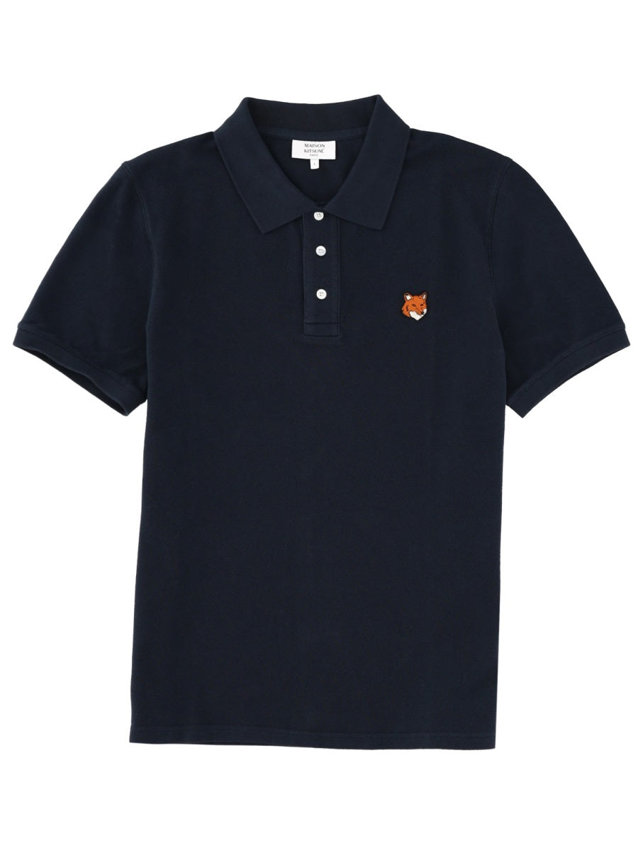 Maison Kitsuné Polo - Blue | Wanan Luxury