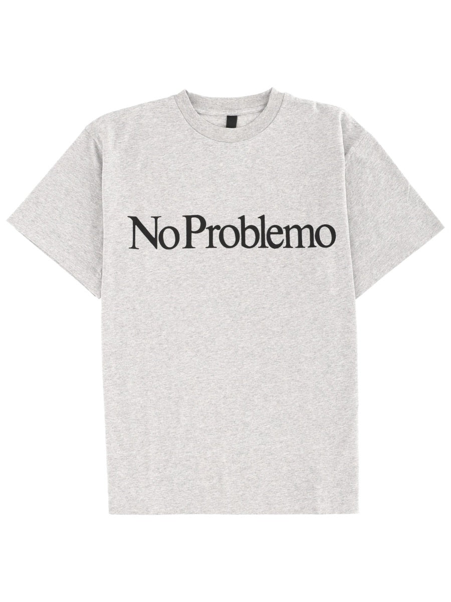 NO PROBLEMO T shirts - Grey | Wanan Luxury