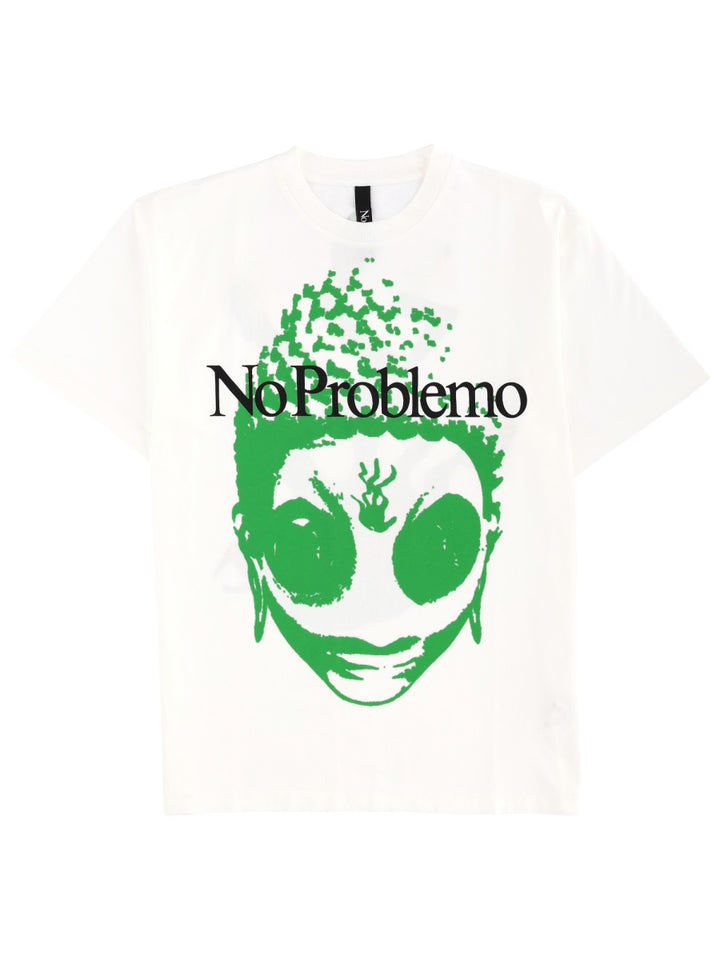 NO PROBLEMO T shirts - White | Wanan Luxury