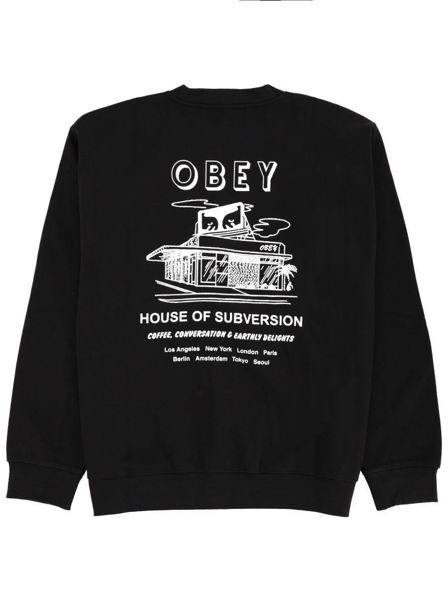 Obey Sweatshirts - Black | Wanan Luxury