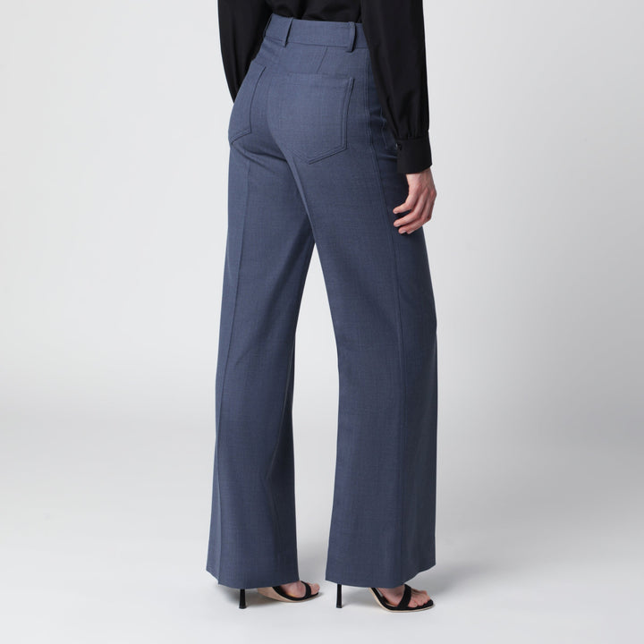 Victoria Beckham Pants - Blue | 428424c06b463fe88677e228b517889fc07e971c
