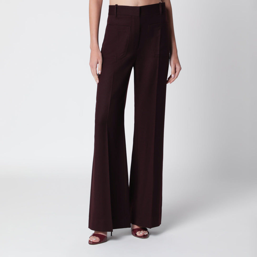 Victoria Beckham Pants - Brown | 575b87e622e6cb7f627713d64f51aec405b920e3
