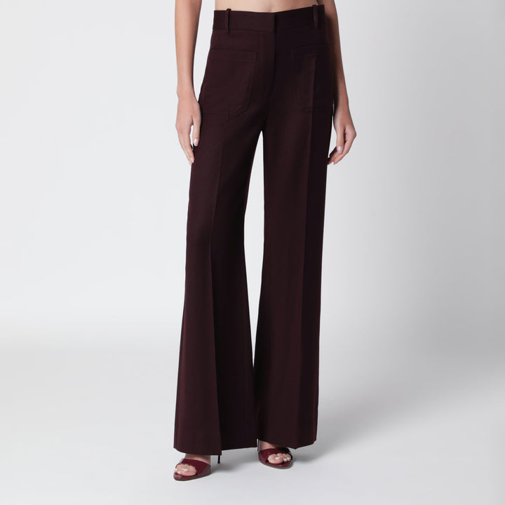 Victoria Beckham Pants - Brown | 575b87e622e6cb7f627713d64f51aec405b920e3