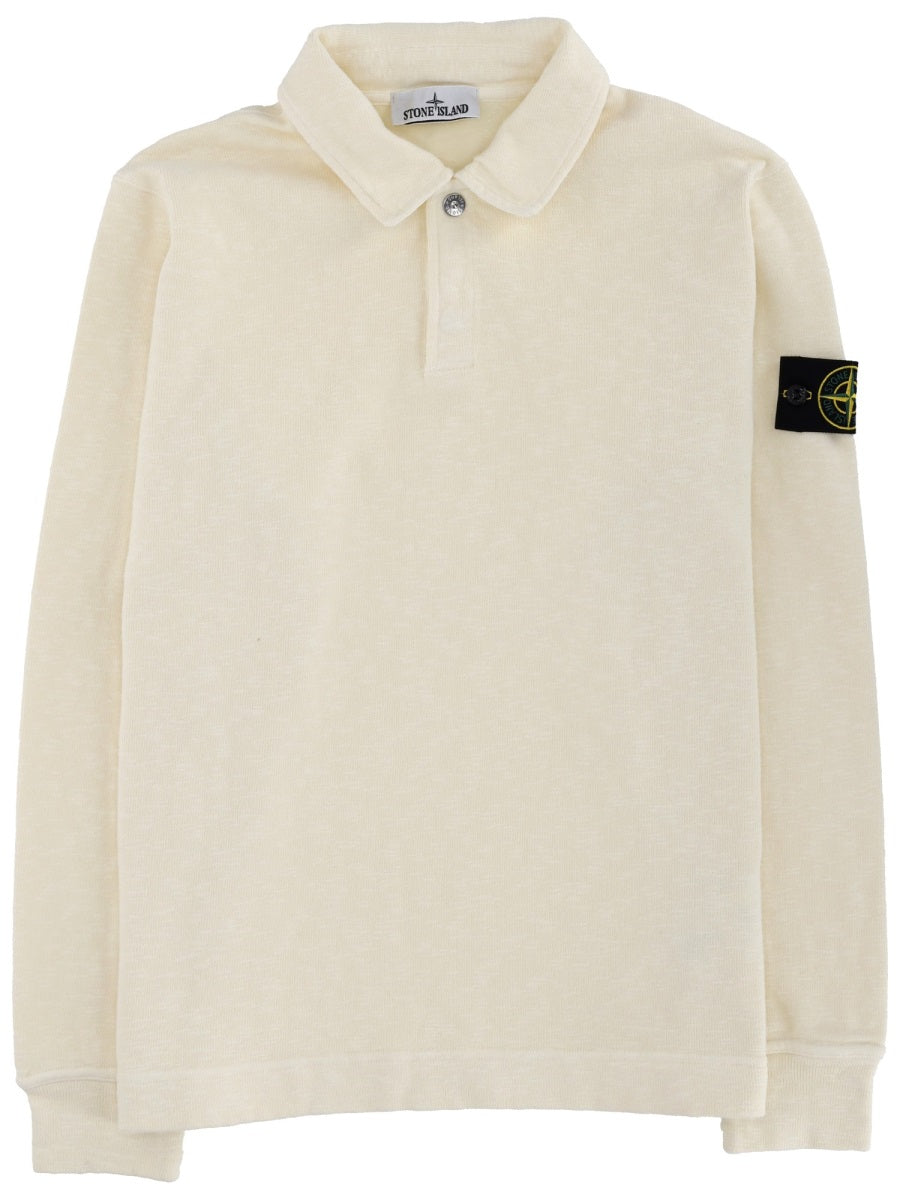 Stone Island Polo - White | Wanan Luxury