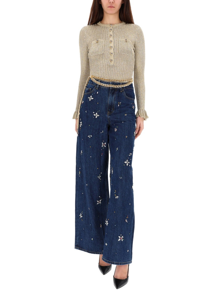 Self-Portrait Tops - Gold | Wanan Luxury