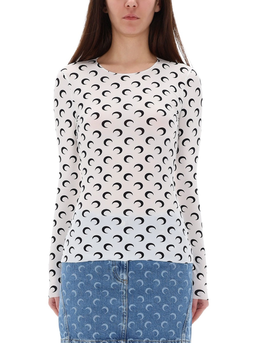 Marine Serre Tops - White | Wanan Luxury