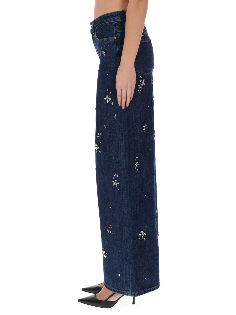 Self-Portrait Denim - Blue | Wanan Luxury