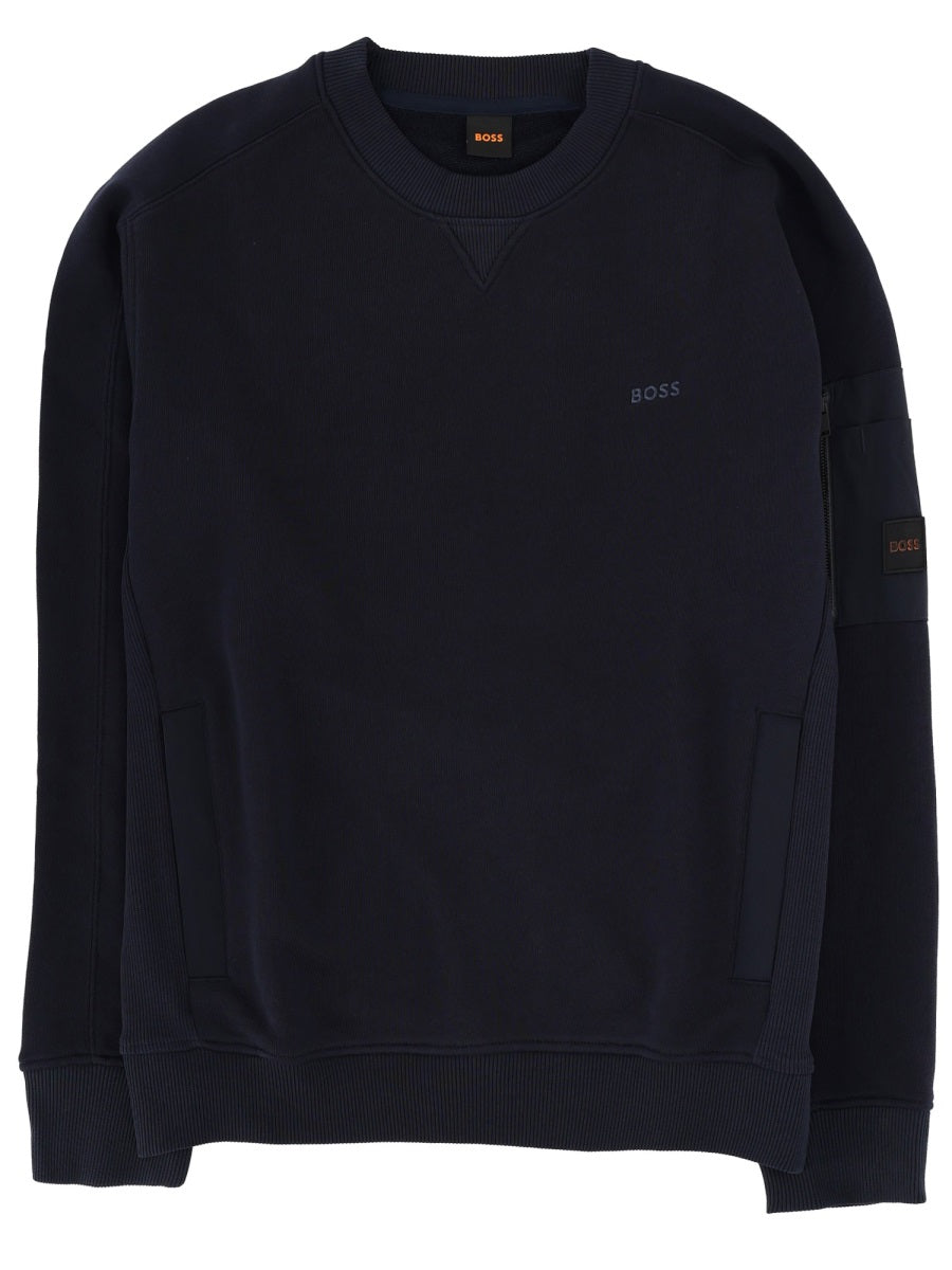 Boss Sweatshirts - Blue | 4bc02c9a595ed1d6a733df2819ba521abd21f37c