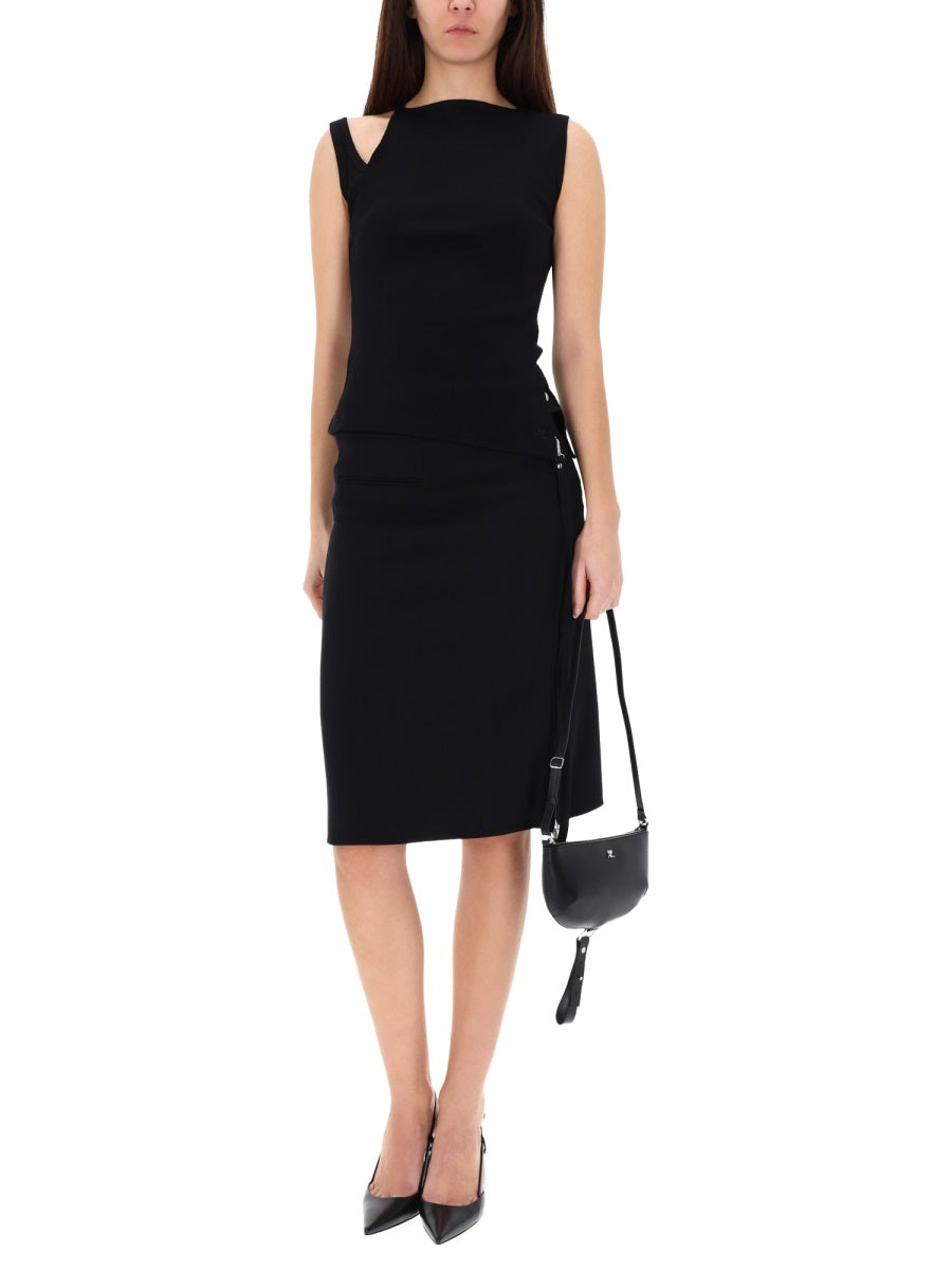 Courrèges Tops - Black | Wanan Luxury