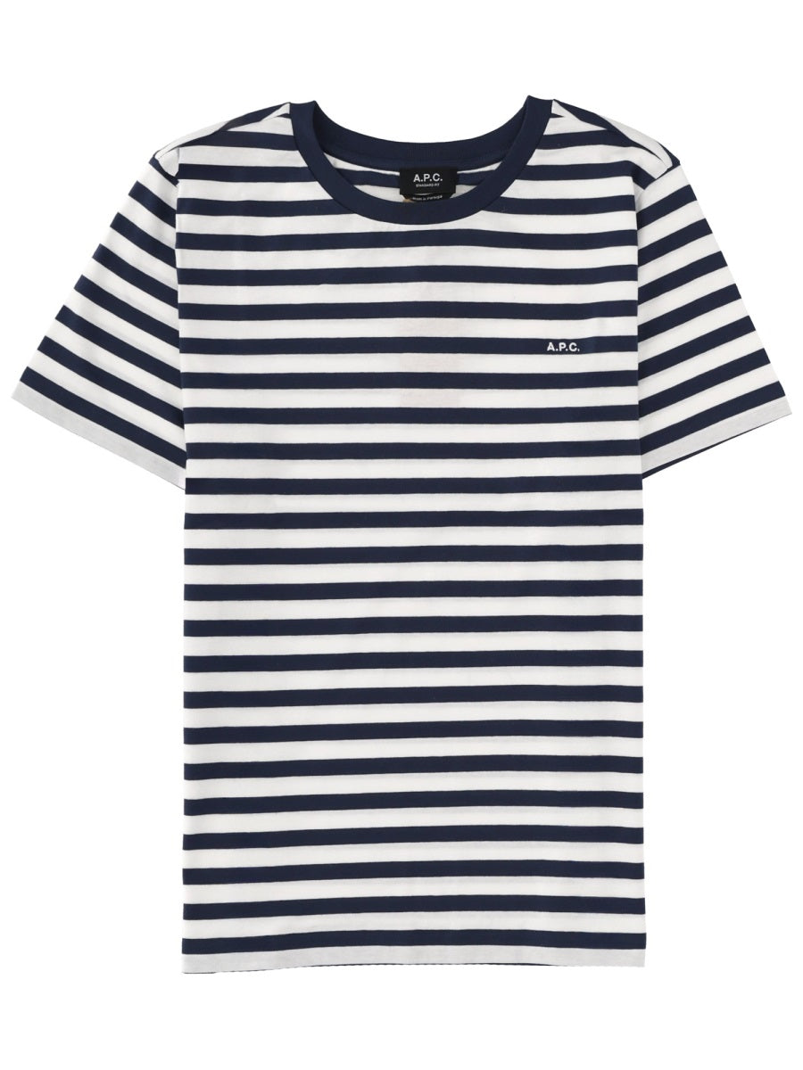 A.P.C. T shirts - Blue | a4cdcd63592eef2fe84b0deb6ba903678e0fe29e