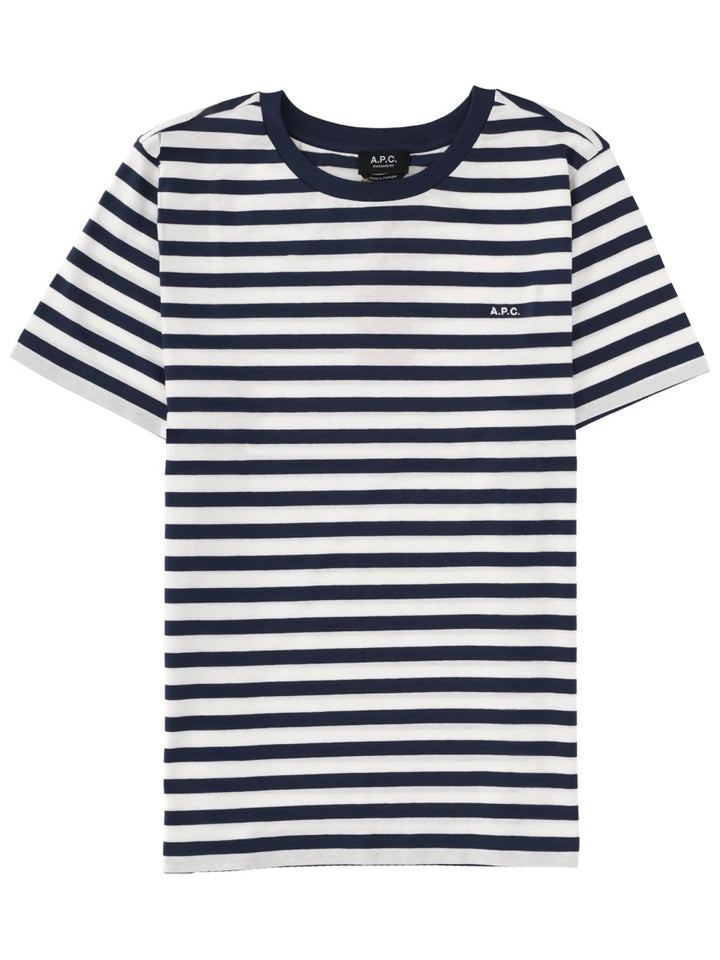 A.P.C. T shirts - Blue | a4cdcd63592eef2fe84b0deb6ba903678e0fe29e