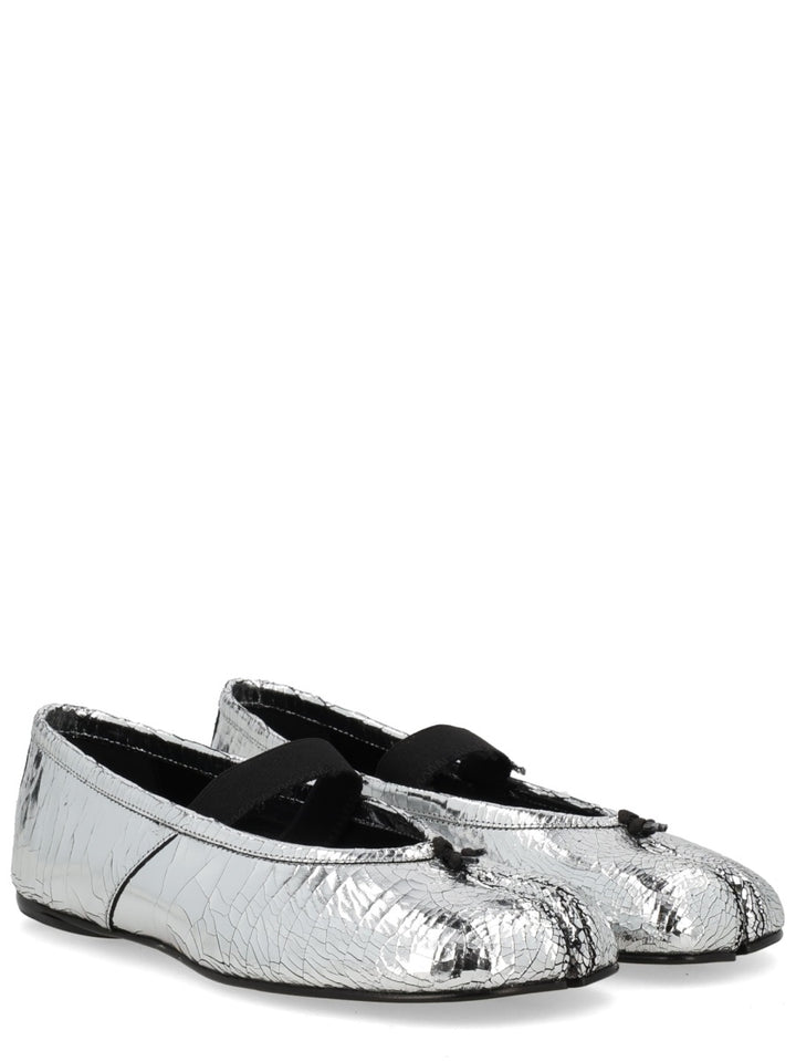 Maison Margiela Flat Shoes - Silver | 5938d6a33b920fad84c27b2a42337fafb8375ebc
