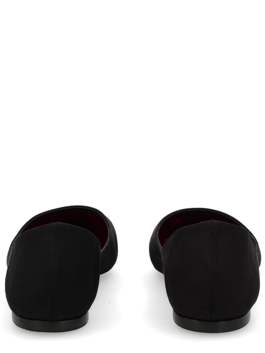 Saint Laurent Flat Shoes - Black | 74038e9b5d724416489e66004dce813f04a52046