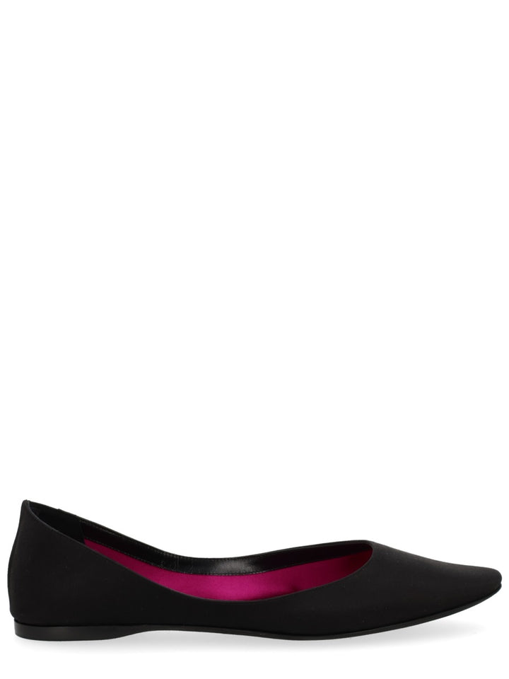 Saint Laurent Flat Shoes - Black | 75386de140d95d292a646c99332697ed029537c5