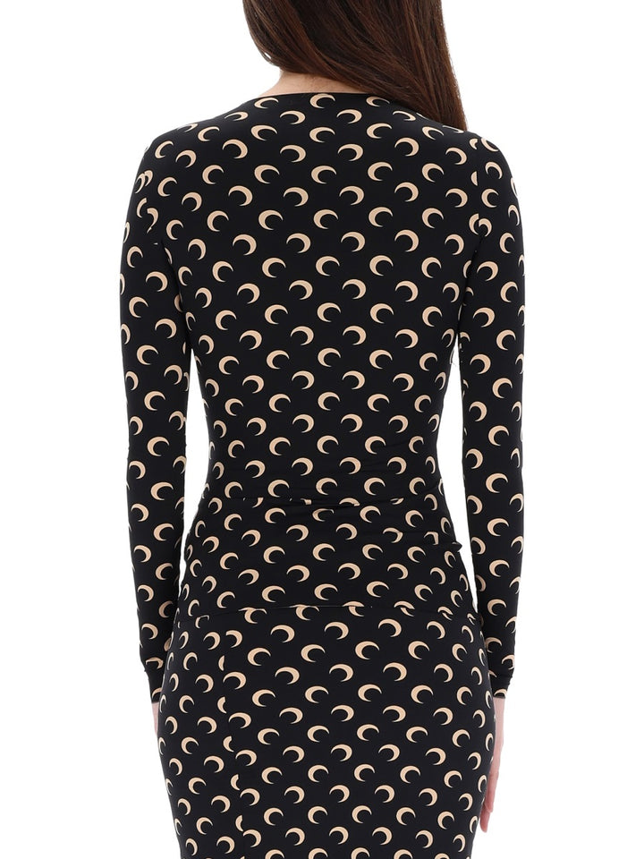 Marine Serre Tops - Black | 17772801df15bf232e5061f46d672f026c1a9da2