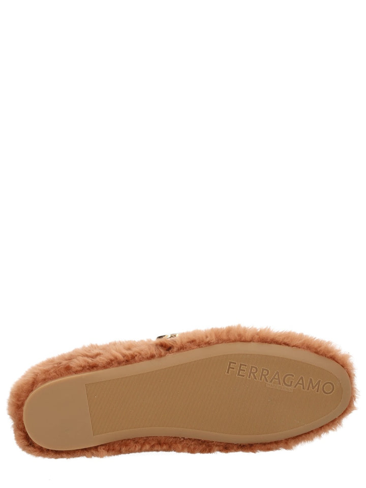 Ferragamo Flat Shoes - Beige | d24098109501ab91a0f9edb373e6682937749555