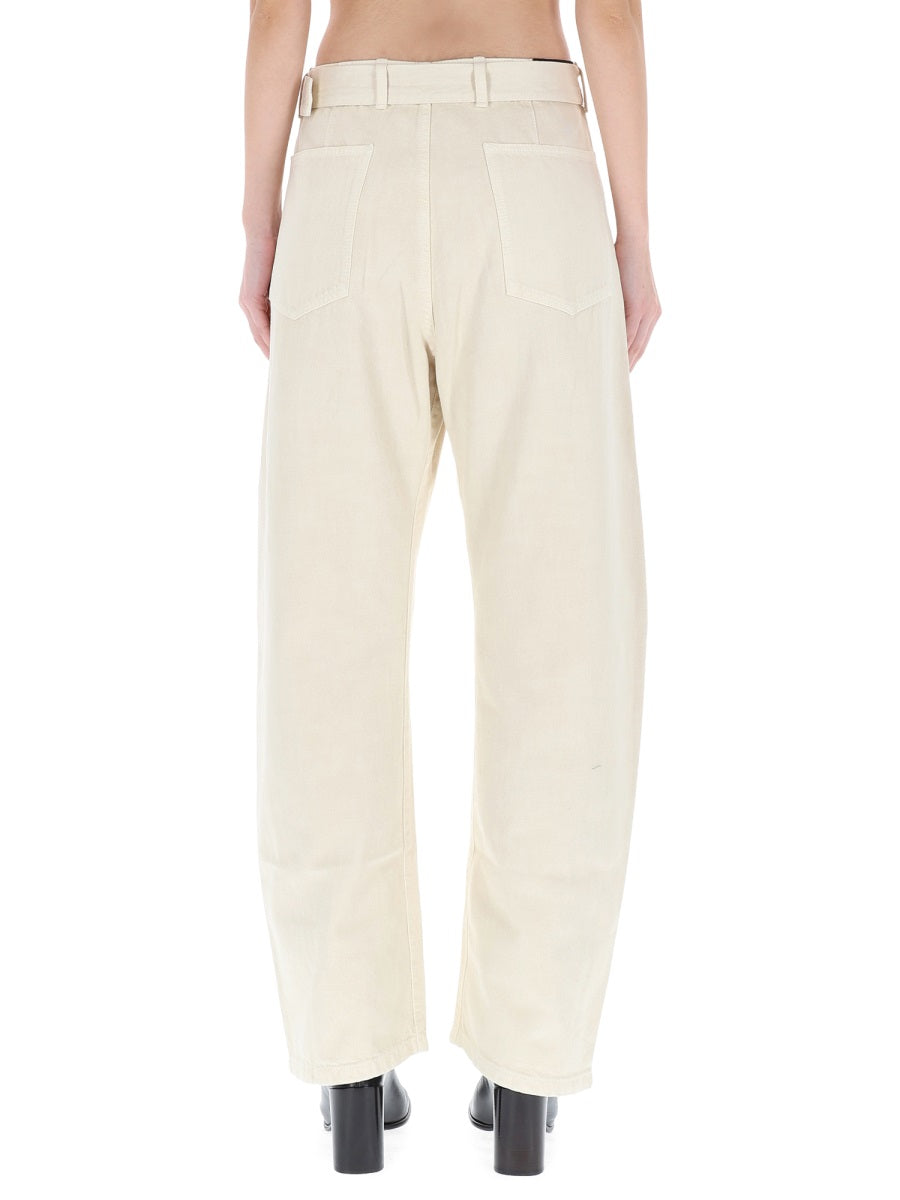 Lemaire Pants - White | d52c920fe6954f44db134daca39ab41d611d8ec2