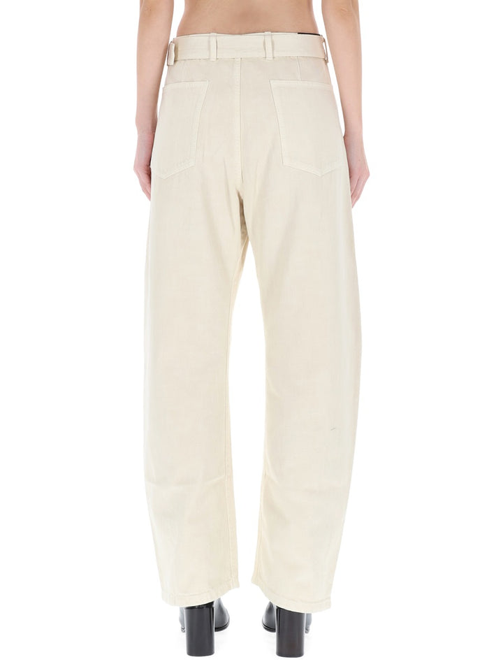 Lemaire Pants - White | d52c920fe6954f44db134daca39ab41d611d8ec2