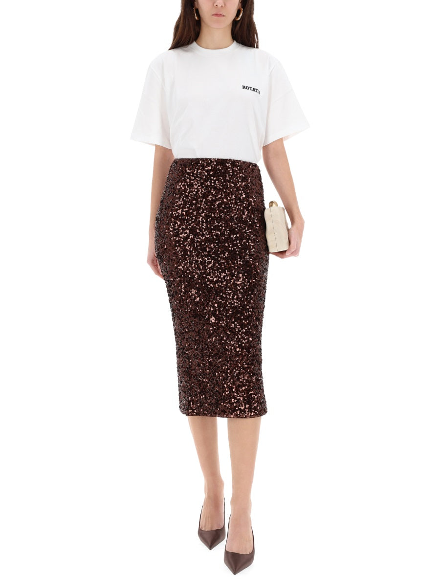 Rotate Birger Christensen Skirts - Brown | e36b2160aefc69bb0d30e0310223c6448fff92b9