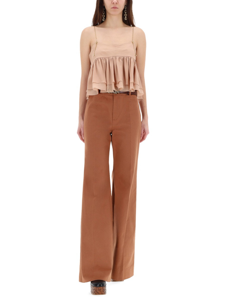 ChloÉ Pants - Brown | 8150e34a3f8626cfa5a35e7f7f29755f1e2f48fa