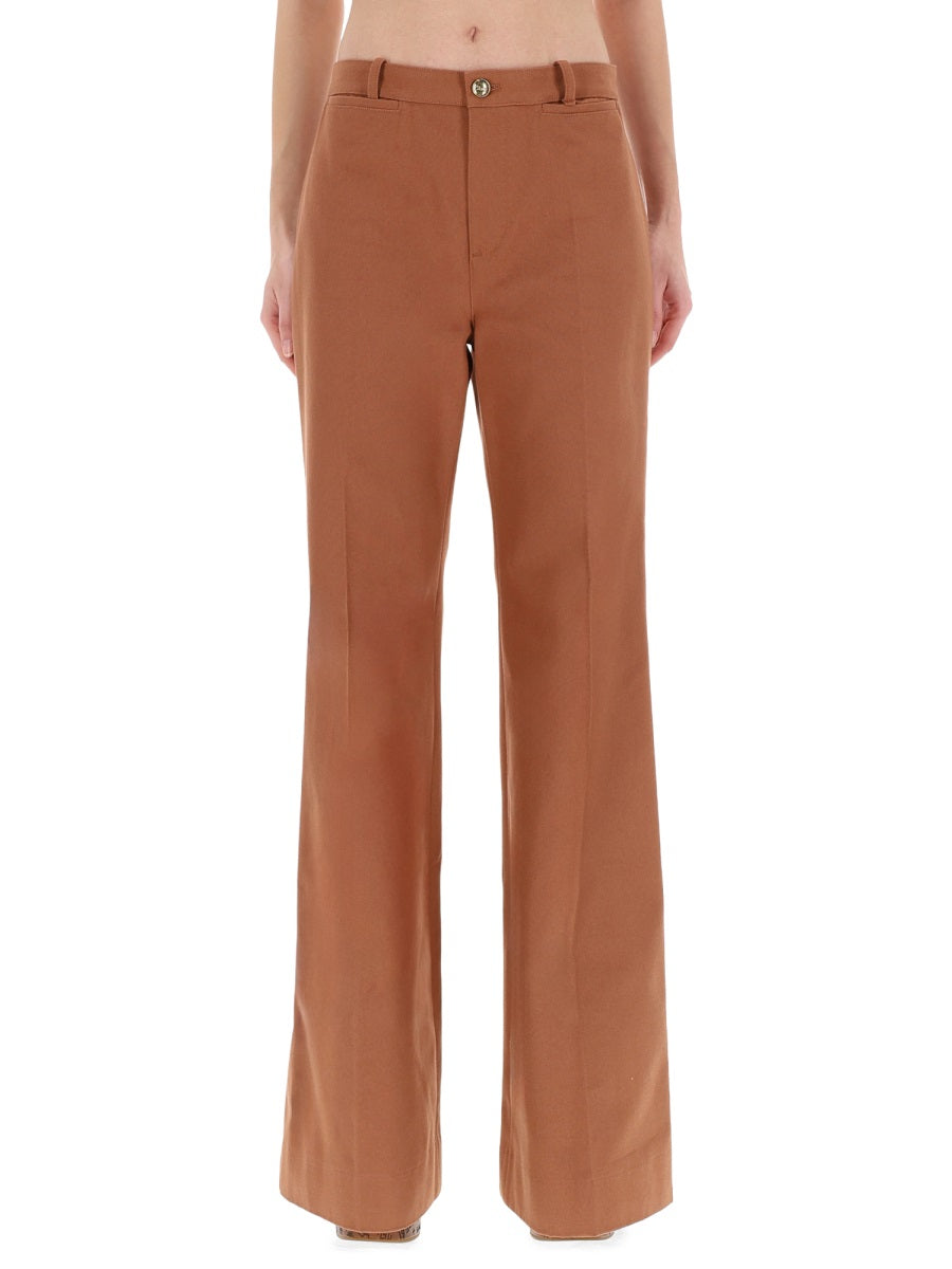 ChloÉ Pants - Brown | 18ecb3110e16c63260c4e7e0c7fad5e708efe493