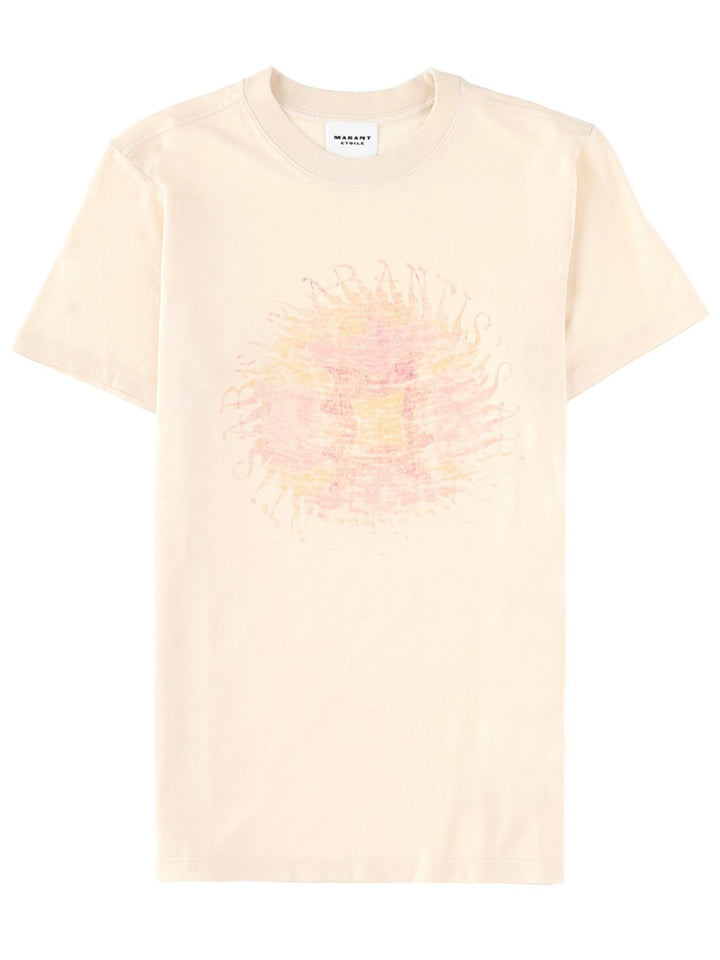 Isabel Marant Etoile T shirts - Powder | 8362c4364aff28d22b5e6e54a057f055ff5d5fab