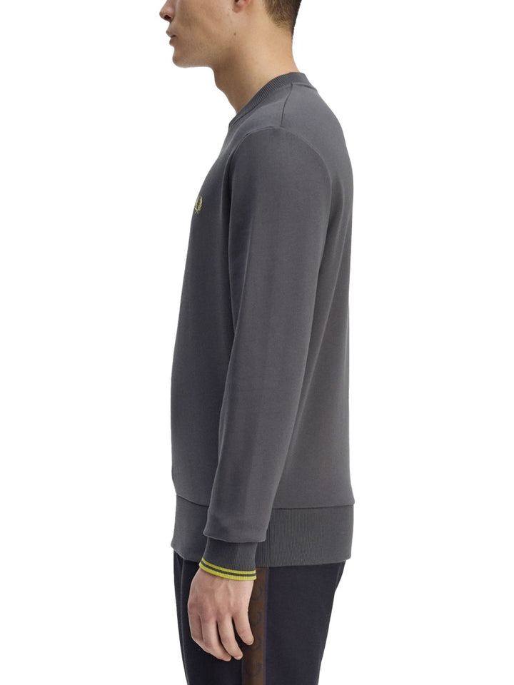 Fred Perry Sweatshirts - Charcoal | cf5415427c0c723626e2db515a8f82233b0b104e