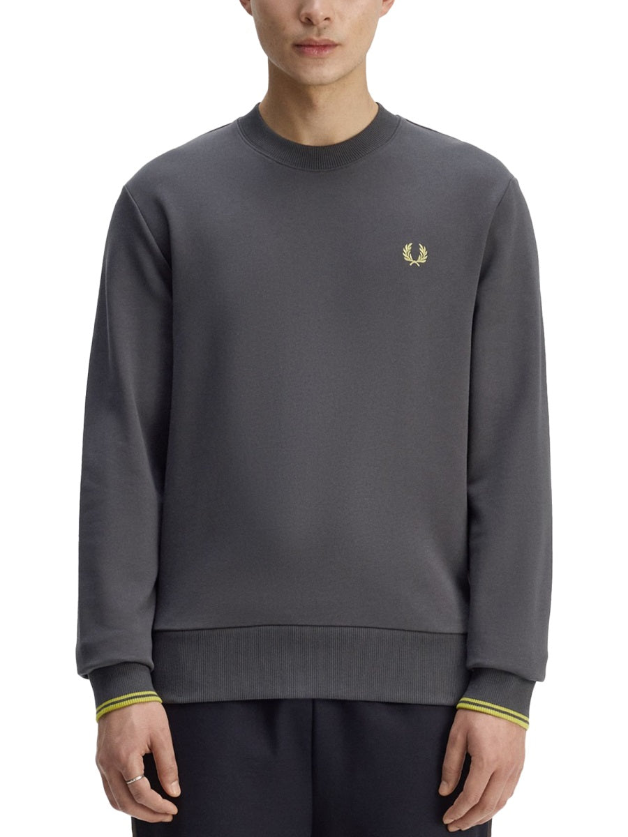Fred Perry Sweatshirts - Charcoal | df5d27c01dabb9428e66a64151e043073f263301