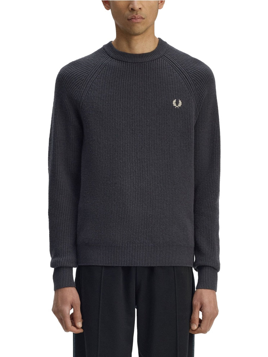 Fred Perry Sweaters - Charcoal | 1fb832e4cb9dedcf8eb3aed9daff88e247406131
