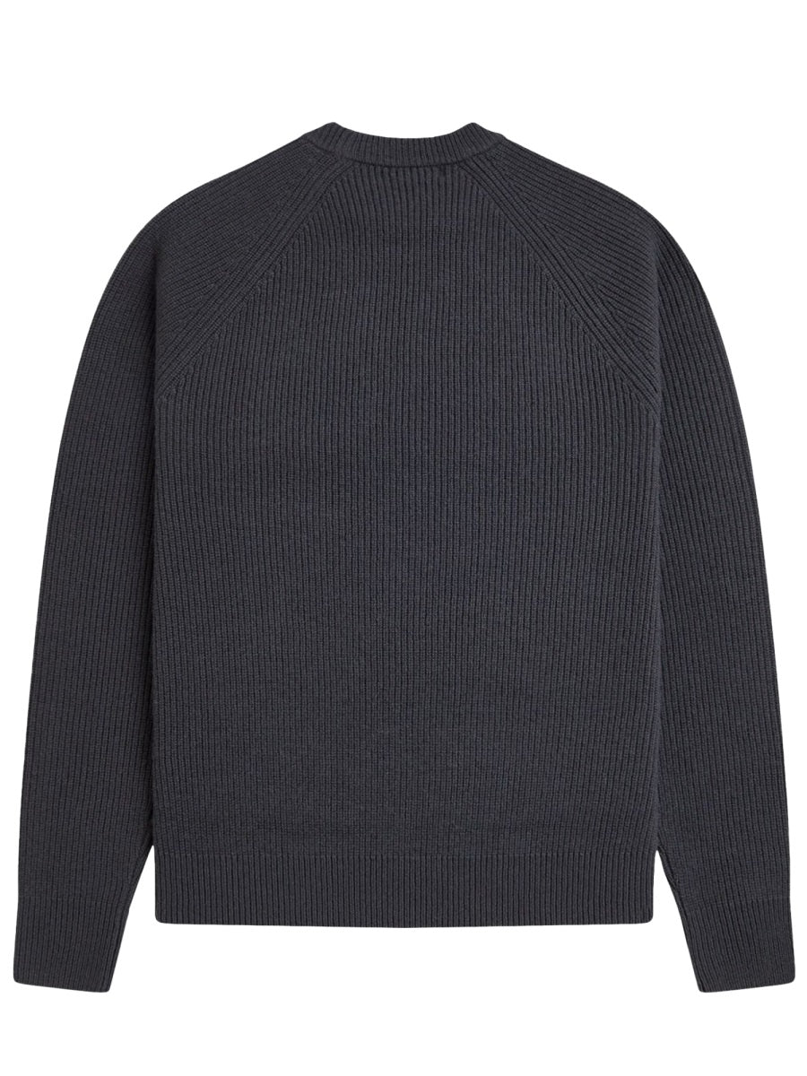 Fred Perry Sweaters - Charcoal | 471a653fe935ad37854cfcc00343f88ecaaa2fd7