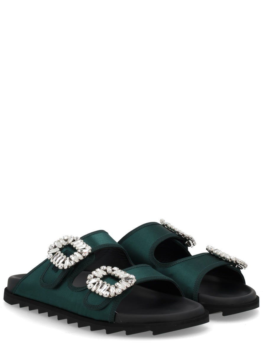 Roger Vivier Flat Shoes - Green | 10f184b9c84abf3df757a83ae27284e5abe2ebe9