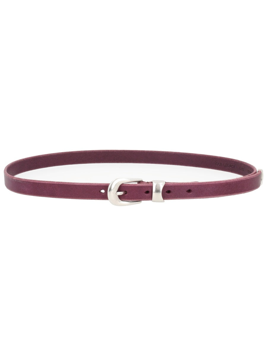 Our Legacy Belts - Bordeaux | 47ac4f395b3cf7f4c94678b62e1074298c4edc45