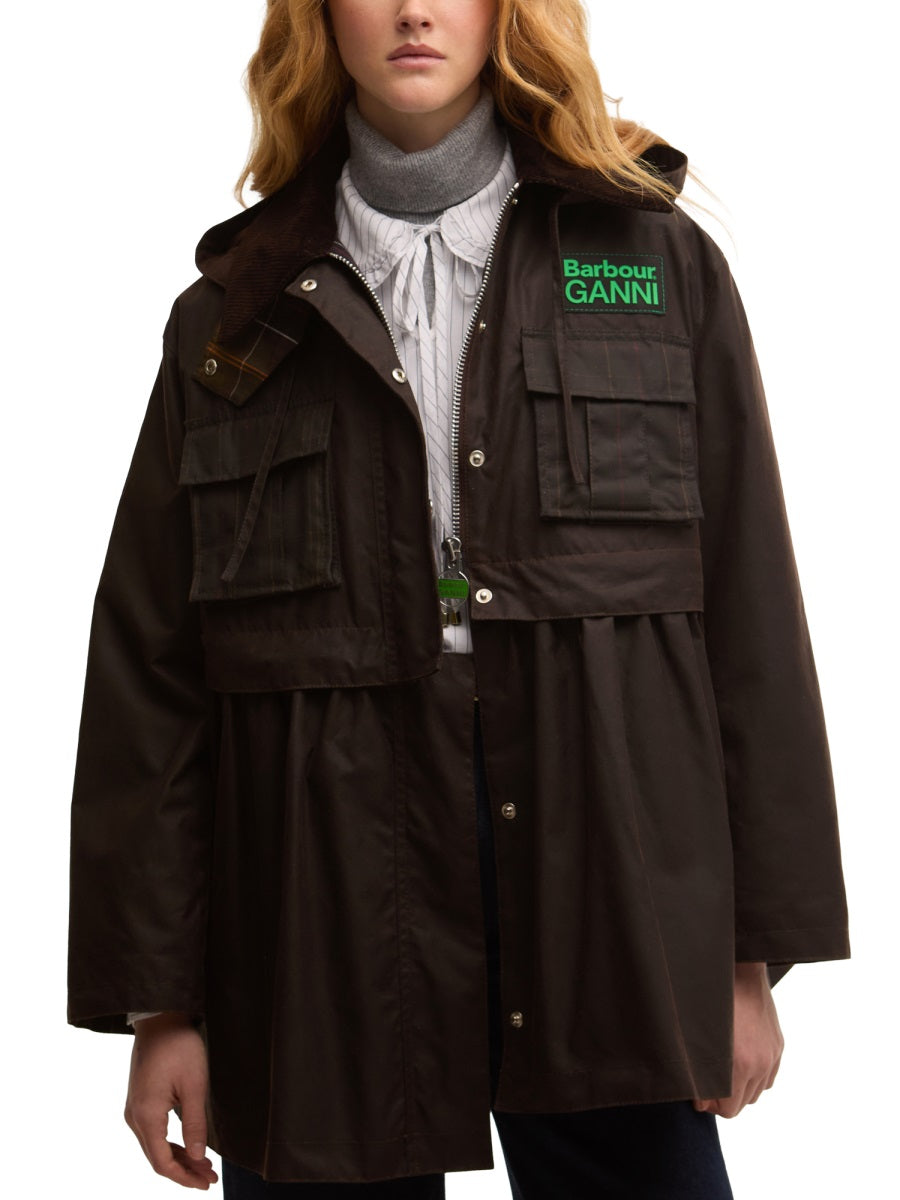 Barbour X Ganni Jackets - Brown | 6a0d9f8ee69956554af18e1e462d118e1f70d28d