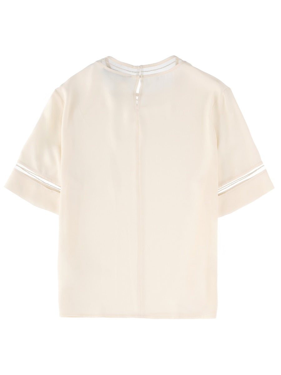 Fabiana Filippi T shirts - Ivory | 4ac32d8189ce1f92ed36b970b468cb34444c1b00