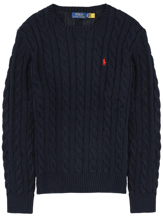 Cable Knit With Logo