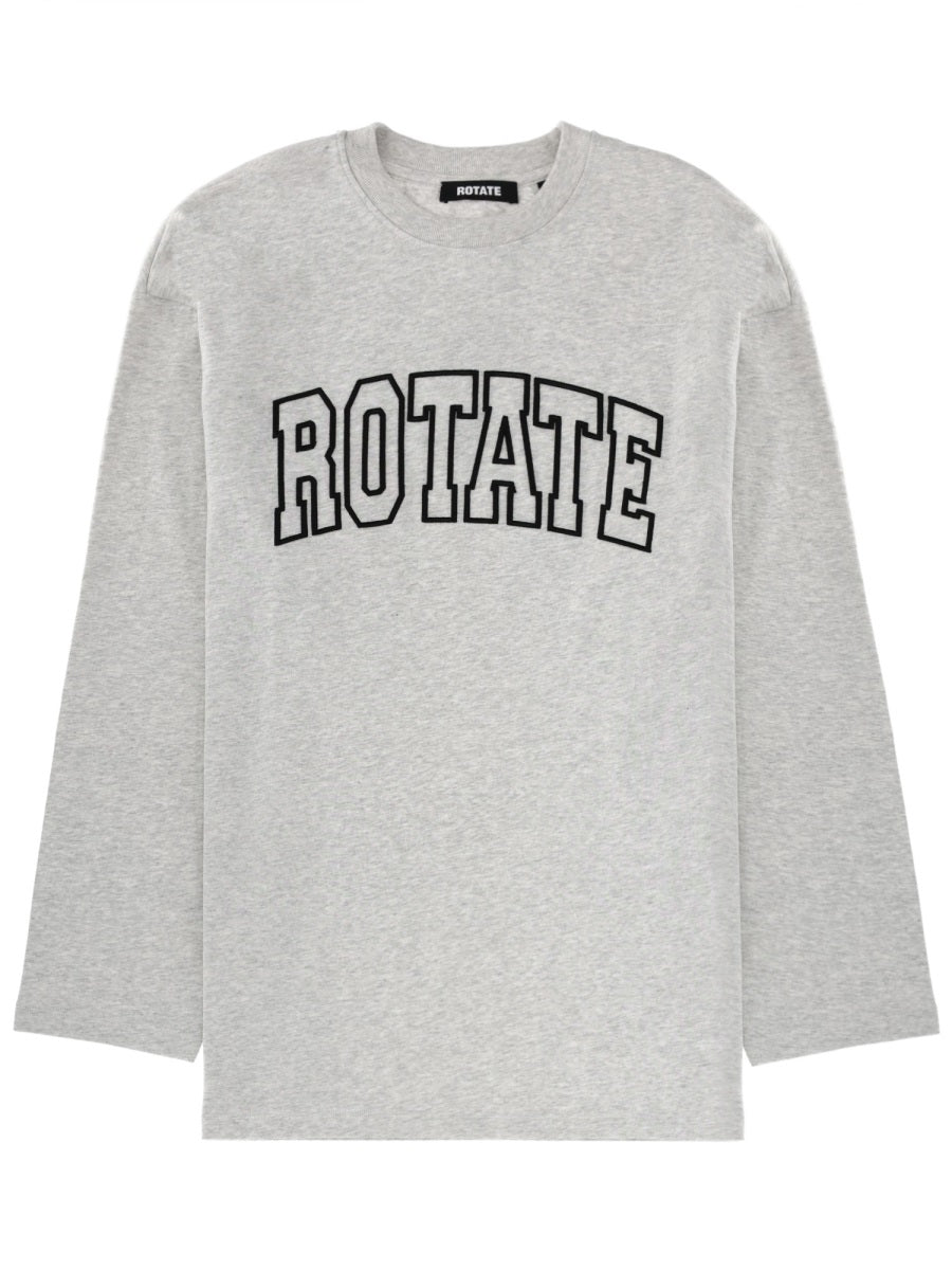 Rotate Birger Christensen T shirts - Grey | 8a06efed25c00089a6e833a6f782397e9c453b4e