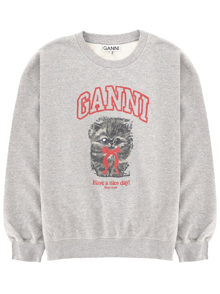 Ganni Sweatshirts - Grey | 07f56efca887b90700d84847cc23dbae4bfd658b