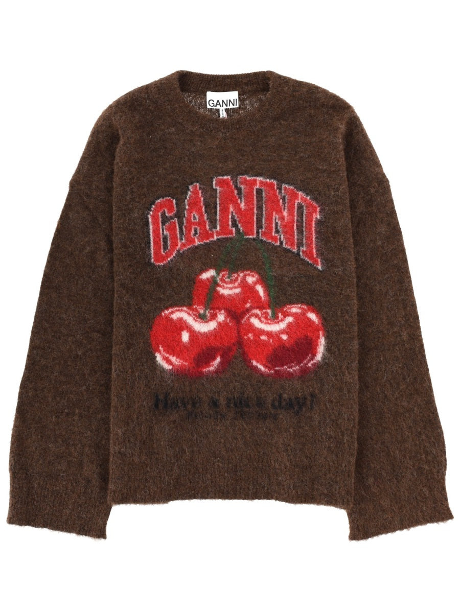 Ganni Sweaters - Brown | cb4ed16219cb553e1fd05a487ca365040585470e