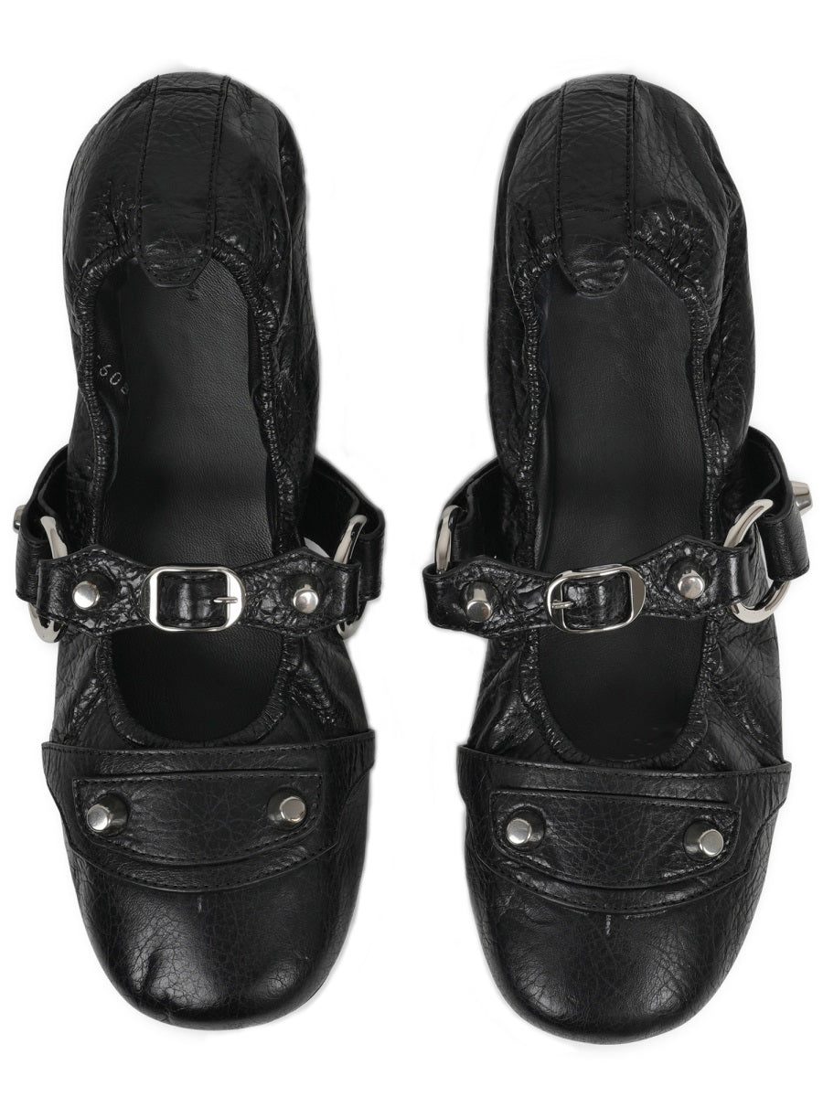 Balenciaga Flat Shoes - Black | 11022cd581cd4eff87738b40906264fd8c2febb2