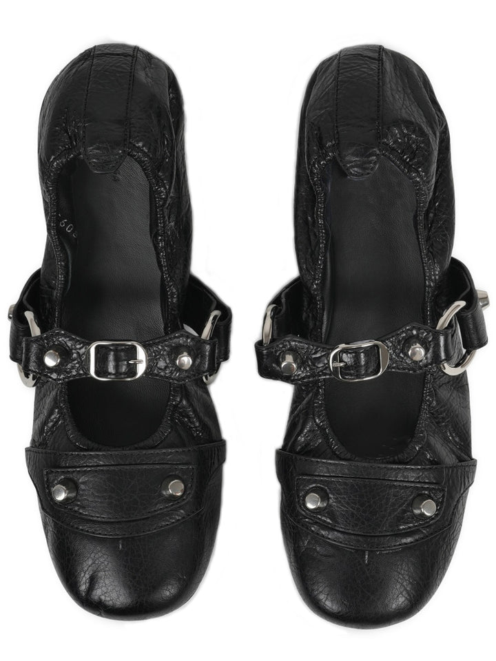 Balenciaga Flat Shoes - Black | 11022cd581cd4eff87738b40906264fd8c2febb2