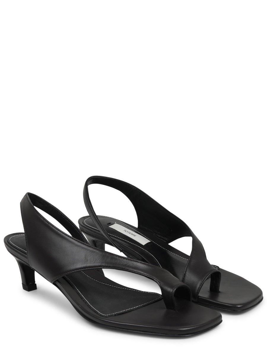 Toteme Sandals - Black | 38949111a78c8df83678be803a2a0c0e4eb4add8
