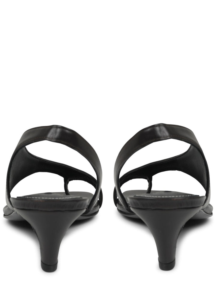 Toteme Sandals - Black | 24cbacefd9c870a6c6ae639e2f8c03770fa40cce